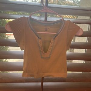 This is a urban outfitters top that was rarely wore and has a good fit and color